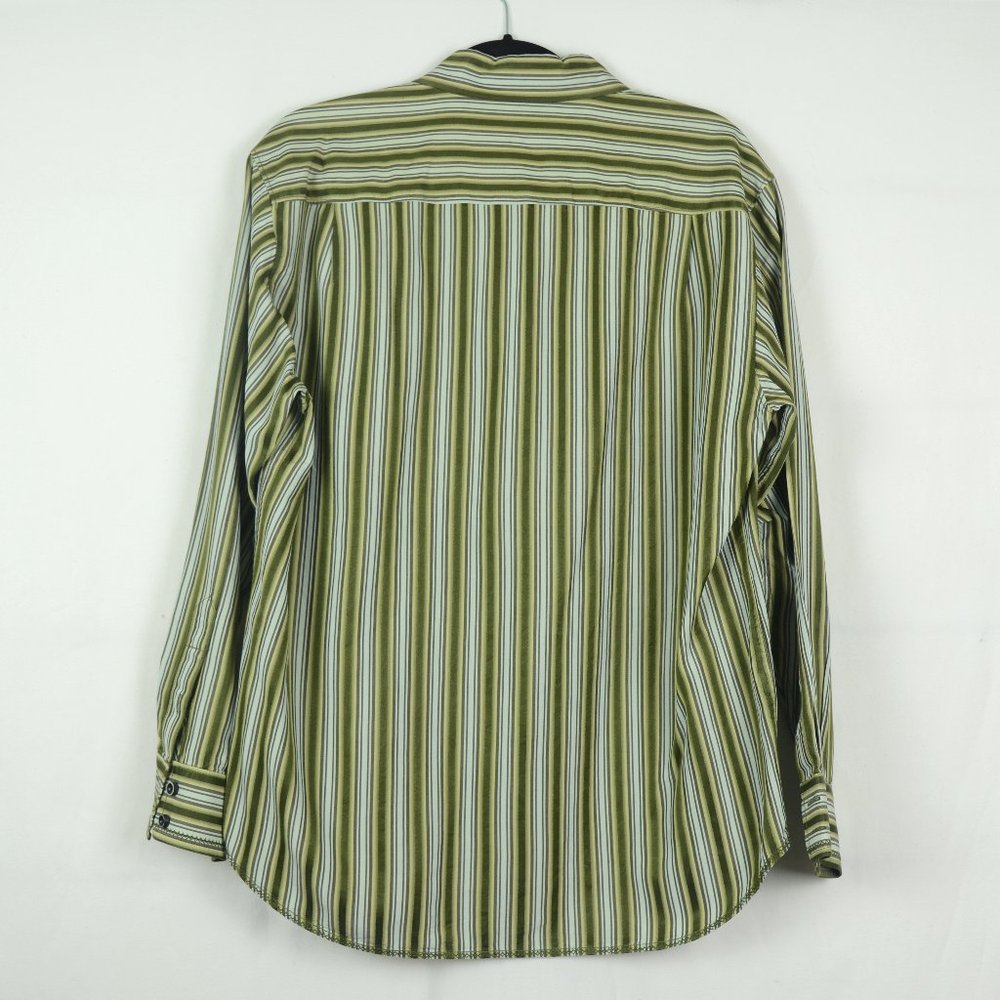 Mens Tommy Bahama Long Sleeve Silk Shirt Medium - Picture 2 of 11